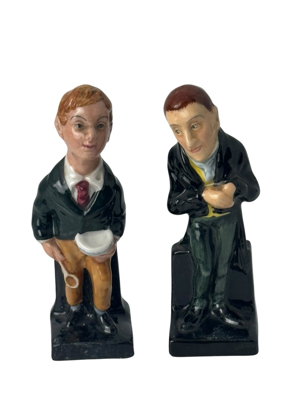 Royal Doulton England Miniature Porcelain Figurines - Oliver Twist & Uriah Heep